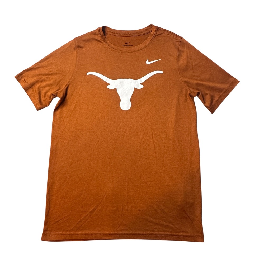 Texas Longhorns Nike T-Shirt Boys XL Orange NCAA Dri-FIT Short Sleeve Graphic